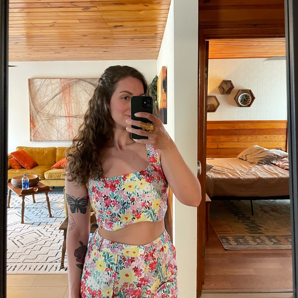 Midsummer Trouser Set — French Floral
